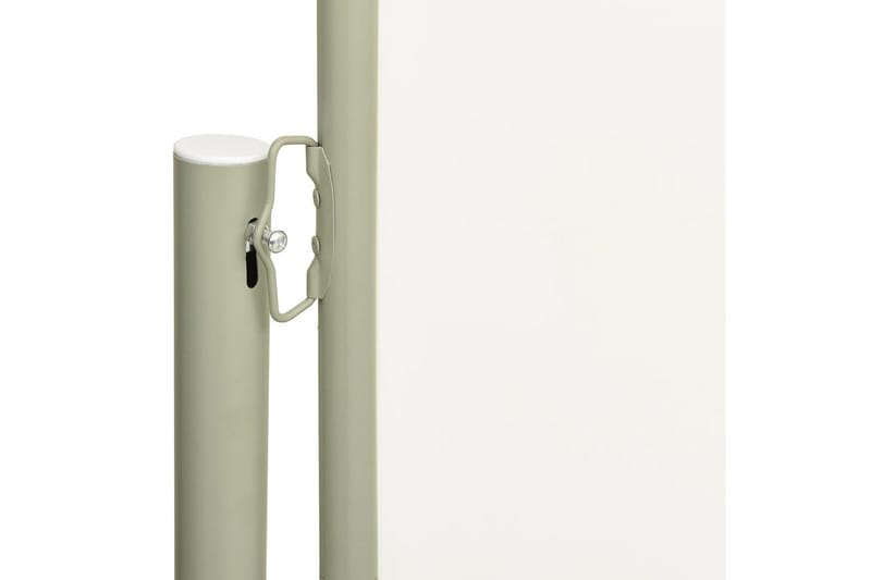 Infällbar sidomarkis 160x600 cm gräddvit - Vit - Utemöbler - Solskydd - Markiser - Sidomarkis