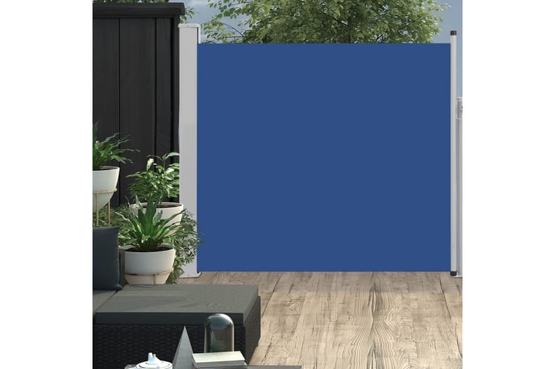 Infällbar sidomarkis 170x300 cm blå - Blå - Sidomarkis - Skärmskydd & vindskydd - Markiser