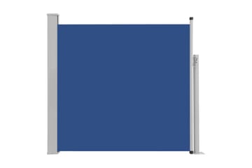 Infällbar sidomarkis 170x300 cm blå