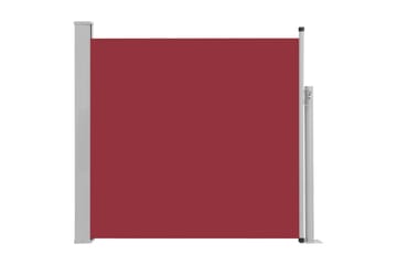 Infällbar sidomarkis 170x300 cm röd