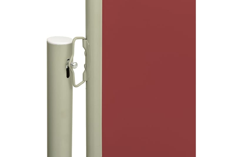 Infällbar sidomarkis 170x300 cm röd - Röd - Utemöbler - Solskydd - Markiser - Sidomarkis