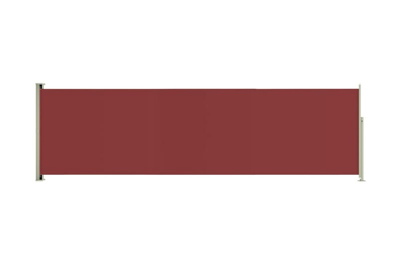 Infällbar sidomarkis 180x600 cm röd - Röd - Markiser - Sidomarkis - Skärmskydd & vindskydd