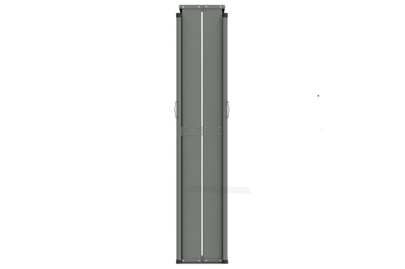 Infällbar sidomarkis 180x600 cm svart - Svart - Utemöbler - Solskydd - Markiser - Sidomarkis