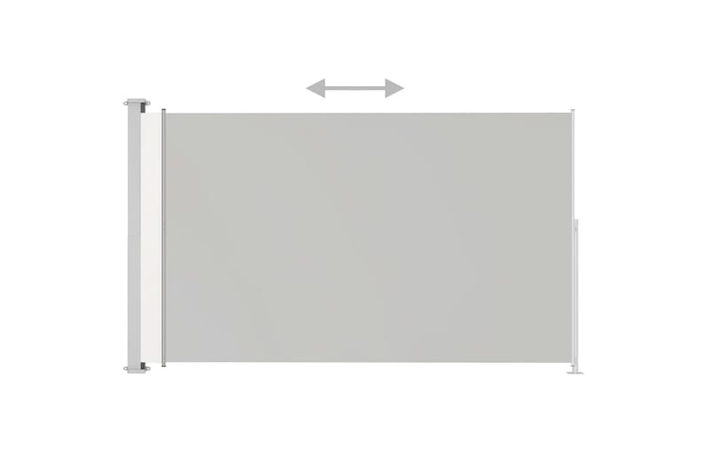 Infällbar sidomarkis 200x300 cm gräddvit - Vit - Utemöbler - Solskydd - Markiser - Sidomarkis