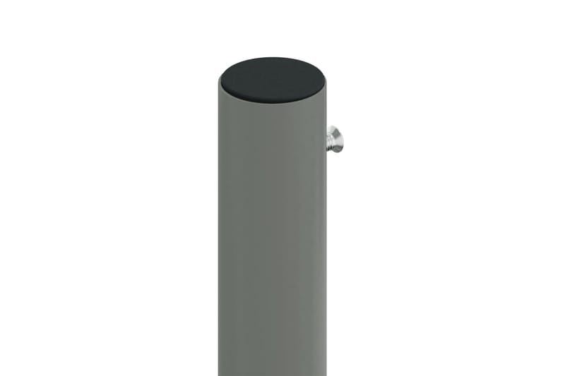 Infällbar sidomarkis 200x600 cm antracit - Grå - Utemöbler - Solskydd - Markiser - Sidomarkis