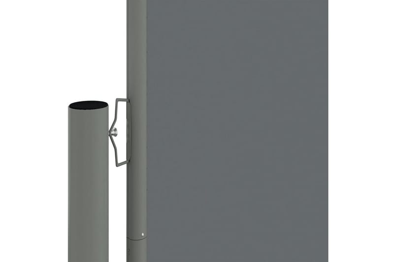 Infällbar sidomarkis 200x600 cm antracit - Grå - Utemöbler - Solskydd - Markiser - Sidomarkis