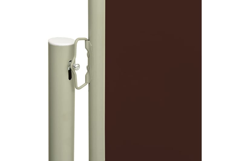 Infällbar sidomarkis 200x600 cm brun - Brun - Sidomarkis - Skärmskydd & vindskydd - Markiser