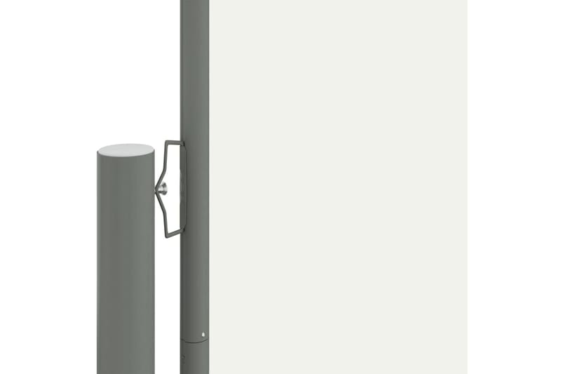 Infällbar sidomarkis 200x600 cm gräddvit - Vit - Sidomarkis - Skärmskydd & vindskydd - Markiser
