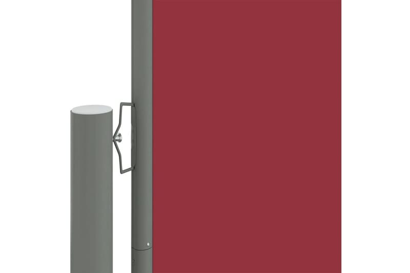 Infällbar sidomarkis 200x600 cm röd - Röd - Utemöbler - Solskydd - Markiser - Sidomarkis