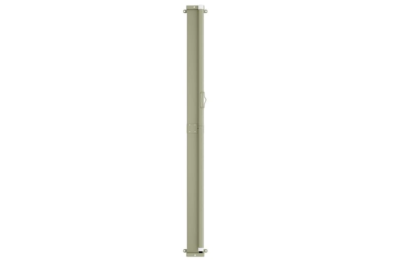 Infällbar sidomarkis 200x600 cm svart - Svart - Utemöbler - Solskydd - Markiser - Sidomarkis