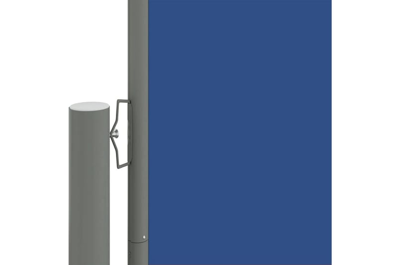 Infällbar sidomarkis 220x1000 cm blå - Blå - Markiser - Sidomarkis - Skärmskydd & vindskydd