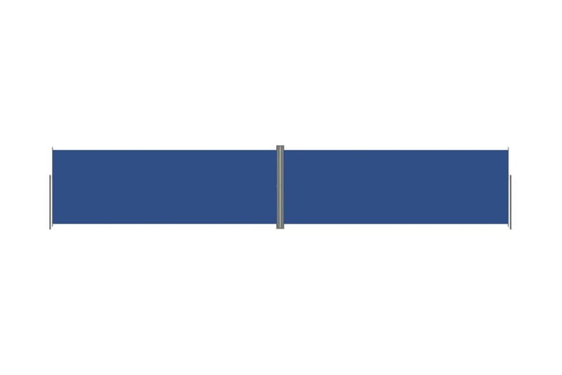Infällbar sidomarkis 220x1200 cm blå - Blå - Sidomarkis - Skärmskydd & vindskydd - Markiser