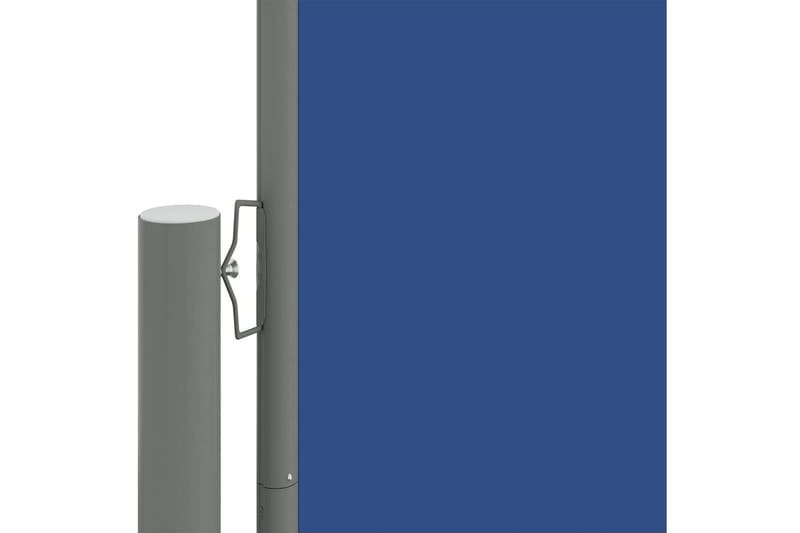 Infällbar sidomarkis 220x1200 cm blå - Blå - Sidomarkis - Skärmskydd & vindskydd - Markiser