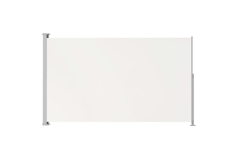 Infällbar sidomarkis 220x300 cm gräddvit - Vit - Utemöbler - Solskydd - Markiser - Sidomarkis