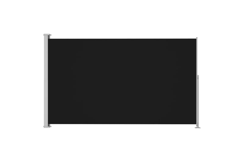 Infällbar sidomarkis 220x300 cm svart - Svart - Utemöbler - Solskydd - Markiser - Sidomarkis