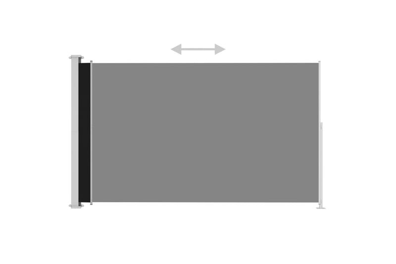 Infällbar sidomarkis 220x300 cm svart - Svart - Utemöbler - Solskydd - Markiser - Sidomarkis