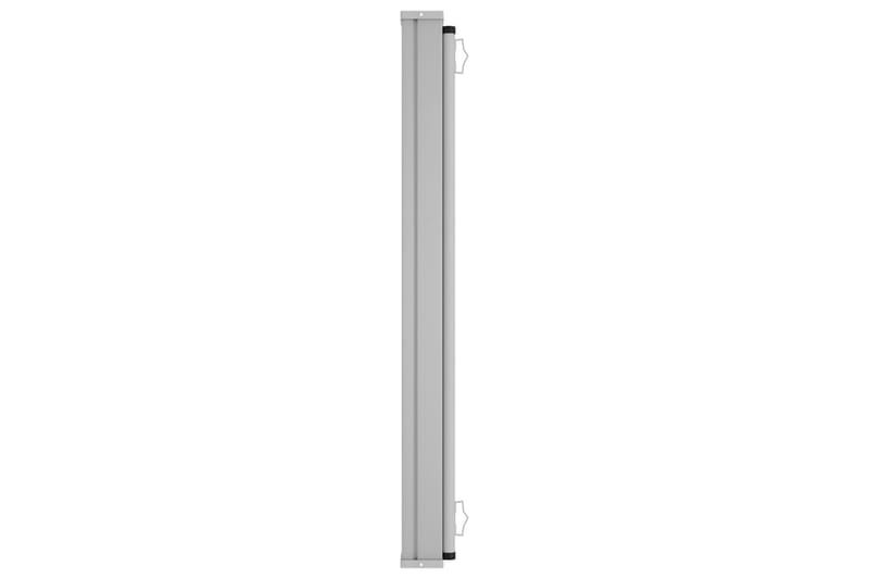 Infällbar sidomarkis 600x160 cm svart - Svart - Utemöbler - Solskydd - Markiser - Sidomarkis