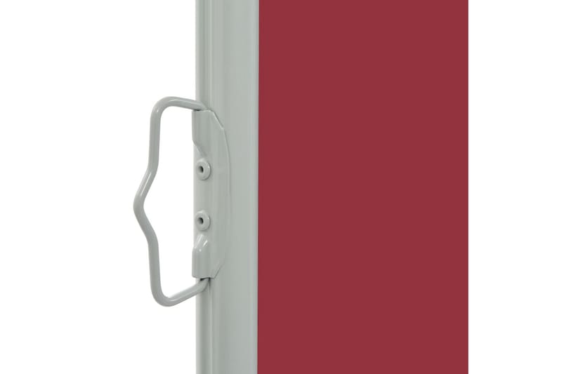 Infällbar sidomarkis 60x300 cm röd - Röd - Utemöbler - Solskydd - Markiser - Sidomarkis