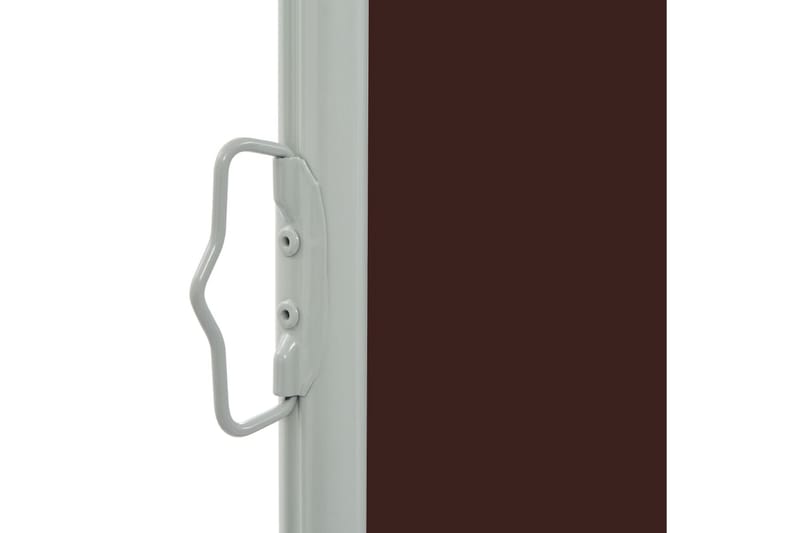 Infällbar sidomarkis 80x300 cm brun - Brun - Sidomarkis - Skärmskydd & vindskydd - Markiser