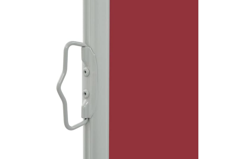 Infällbar sidomarkis 80x300 cm röd - Röd - Sidomarkis - Skärmskydd & vindskydd - Markiser