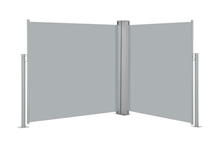 Infällbar sidomarkis antracit 100x600 cm - Grå - Markiser - Sidomarkis - Skärmskydd & vindskydd