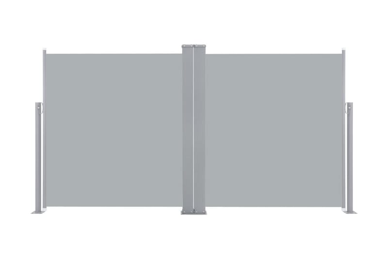 Infällbar sidomarkis antracit 100x600 cm - Grå - Sidomarkis - Skärmskydd & vindskydd - Markiser