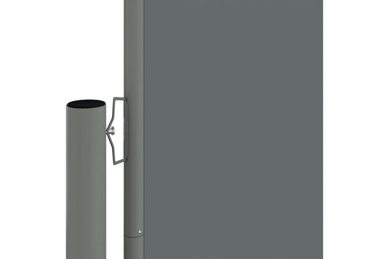 Infällbar sidomarkis antracit 180x1200 cm - Grå - Utemöbler - Solskydd - Markiser - Sidomarkis