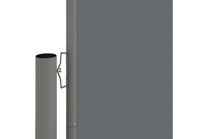 Infällbar sidomarkis antracit 200x1000 cm - Grå - Utemöbler - Solskydd - Markiser - Sidomarkis
