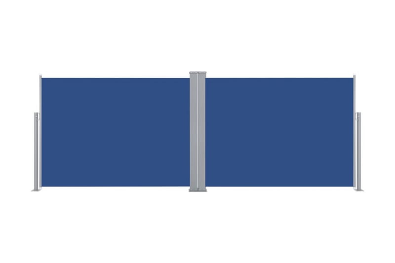 Infällbar sidomarkis blå 100x1000 cm - Blå - Markiser - Sidomarkis - Skärmskydd & vindskydd