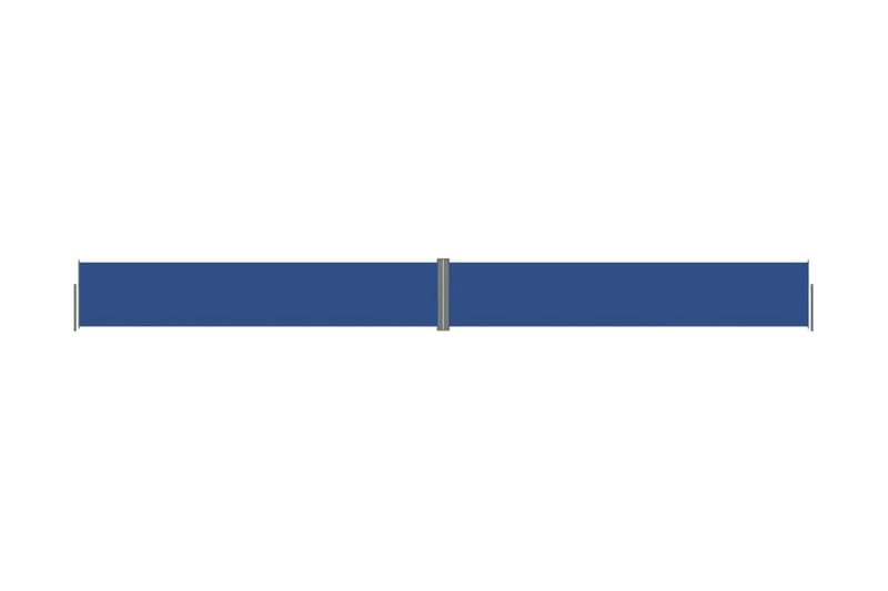 Infällbar sidomarkis blå 117x1200 cm - Blå - Sidomarkis - Skärmskydd & vindskydd - Markiser