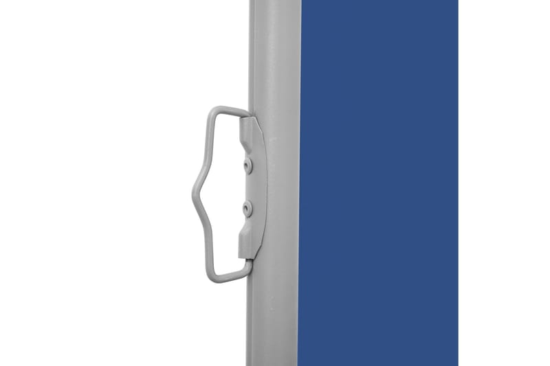 Infällbar sidomarkis blå 160x600 cm - Blå - Utemöbler - Solskydd - Markiser - Sidomarkis