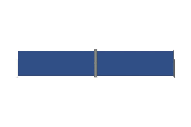 Infällbar sidomarkis blå 180x1000 cm - Blå - Sidomarkis - Skärmskydd & vindskydd - Markiser