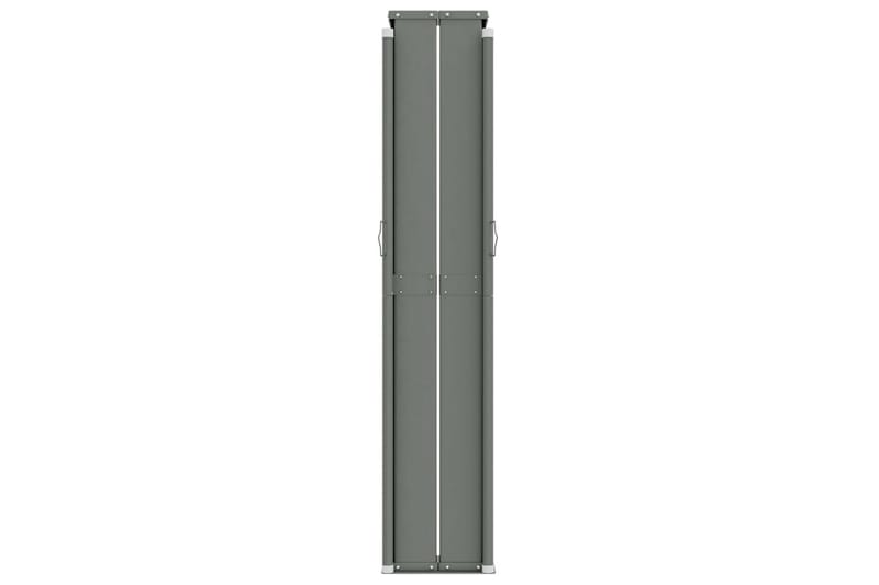 Infällbar sidomarkis gräddvit 200x1200 cm - Vit - Utemöbler - Solskydd - Markiser - Sidomarkis
