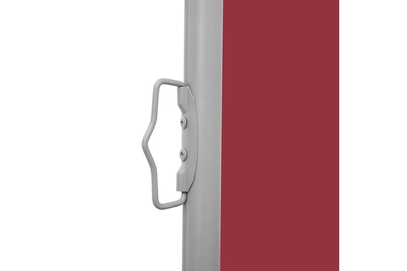 Infällbar sidomarkis röd 100x600 cm - Röd - Sidomarkis - Skärmskydd & vindskydd - Markiser
