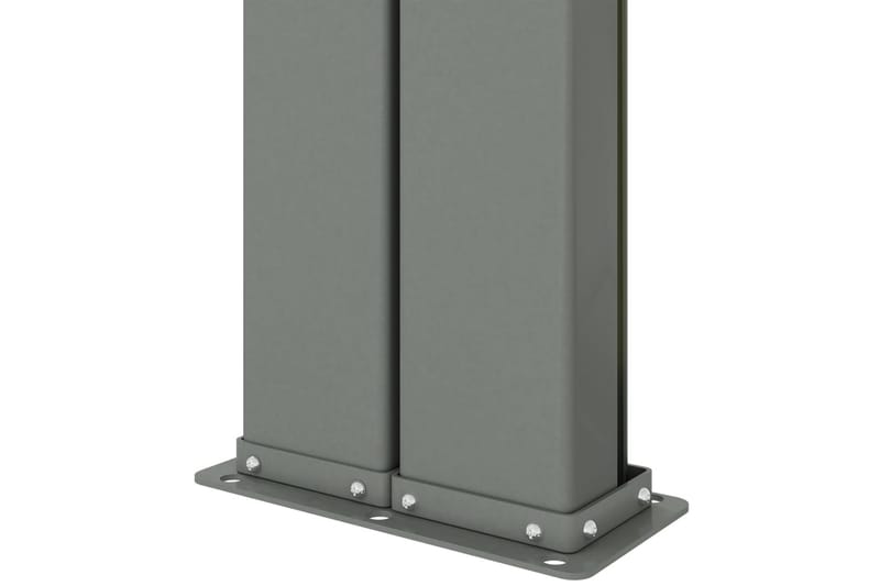 Infällbar sidomarkis röd 117x1200 cm - R�öd - Utemöbler - Solskydd - Markiser - Sidomarkis