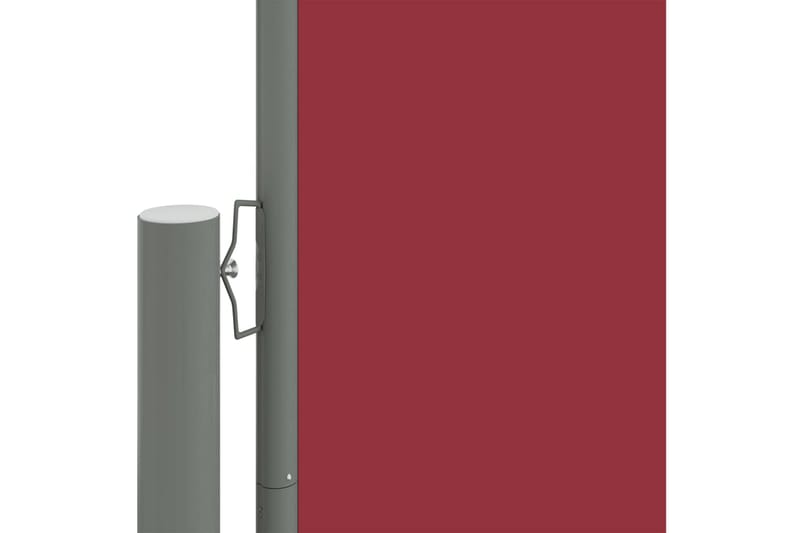 Infällbar sidomarkis röd 117x1200 cm - Röd - Sidomarkis - Skärmskydd & vindskydd - Markiser