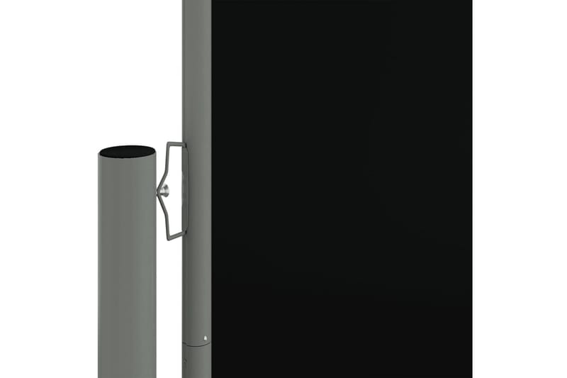 Infällbar sidomarkis svart 160x1200 cm - Svart - Sidomarkis - Skärmskydd & vindskydd - Markiser
