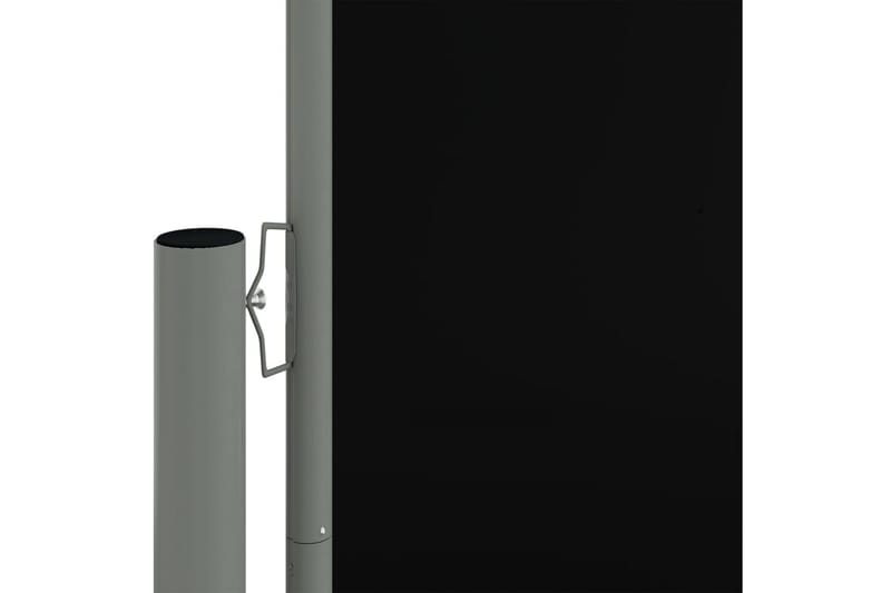 Infällbar sidomarkis svart 180x1000 cm - Svart - Utemöbler - Solskydd - Markiser - Sidomarkis