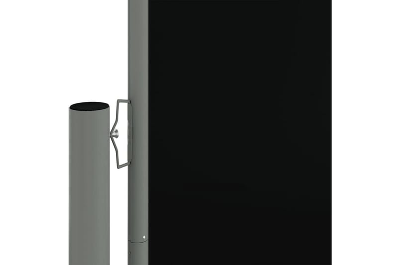 Infällbar sidomarkis svart 200x1200 cm - Svart - Sidomarkis - Skärmskydd & vindskydd - Markiser