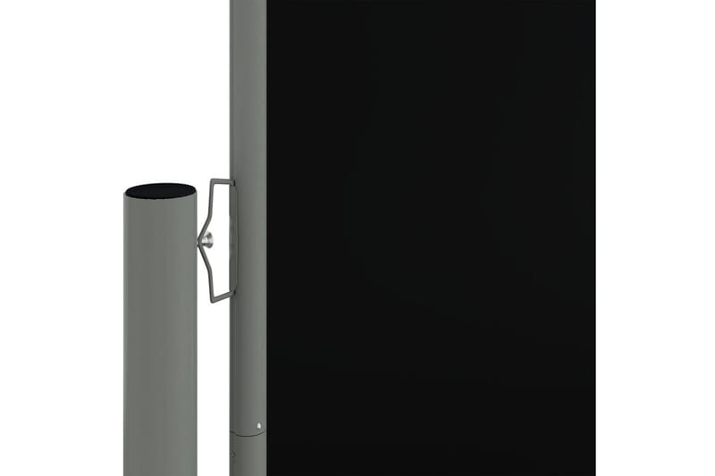 Infällbar sidomarkis svart 220x1200 cm - Svart - Sidomarkis - Skärmskydd & vindskydd - Markiser