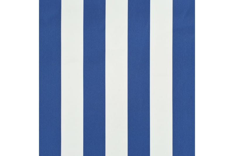 Markis 150x150 cm blå och vit - Flerfärgad - Utemöbler - Solskydd - Markiser - Fönstermarkis