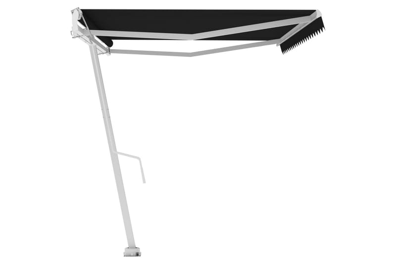 Markis automatisk fristående 500x350 cm antracit - Grå - Utemöbler - Solskydd - Markiser