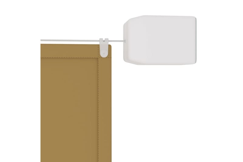 Markis vertikal beige 60x600 cm oxfordtyg - Beige - Utemöbler - Solskydd - Markiser - Fönstermarkis