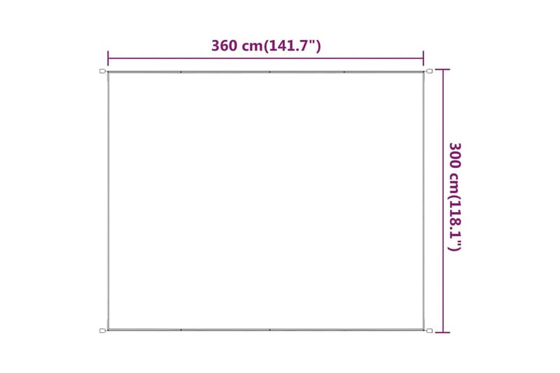 Markis vertikal ljusgrön 300x360 cm oxfordtyg - Grön - Utemöbler - Solskydd - Markiser - Fönstermarkis