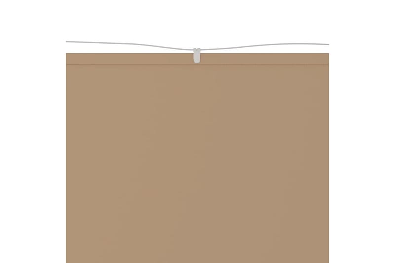 Markis vertikal taupe 100x360 cm oxfordtyg - Taupe - Fönstermarkis - Markiser