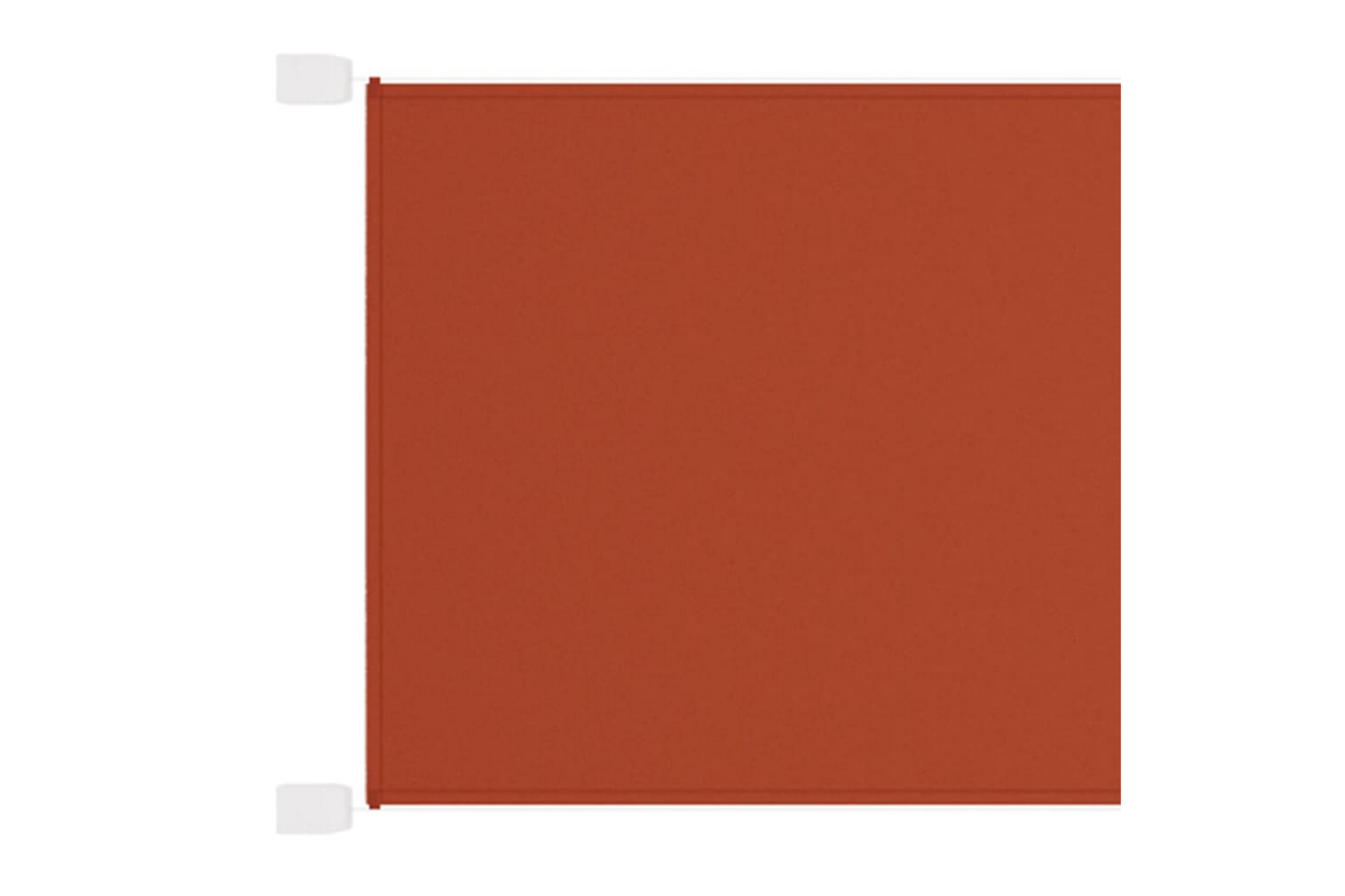 Markis vertikal terrakotta 100×360 cm oxfordtyg – Röd