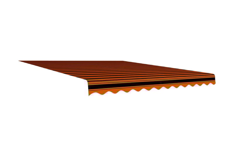 Markisduk orange och brun 300x250 cm - Flerfärgad - Utemöbler - Solskydd - Markiser