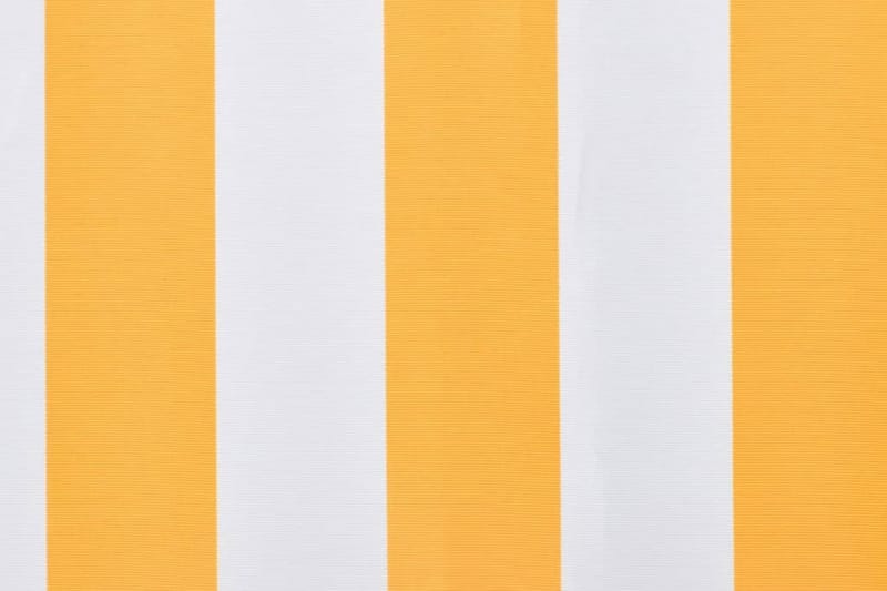 Markisduk orange & vit 350x250 cm - Orange - Utemöbler - Solskydd - Markiser - Markisväv & markistyg