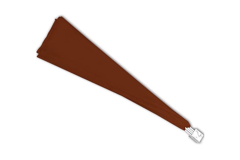 Sidomarkis för balkong terrakotta 140x140 cm - Brun - Utemöbler - Solskydd - Markiser - Sidomarkis