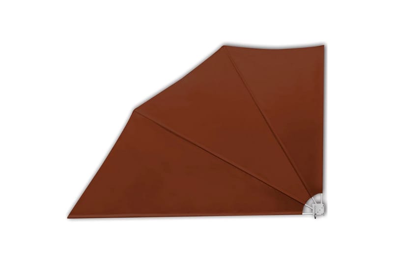Sidomarkis för balkong terrakotta 160x240 cm - Brun - Utemöbler - Solskydd - Markiser - Sidomarkis